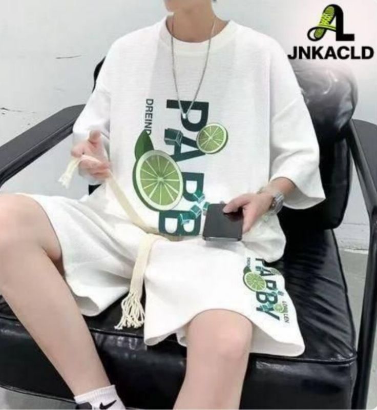 JNKACLD T-Shirts + Short Pour Hommes - Blanc