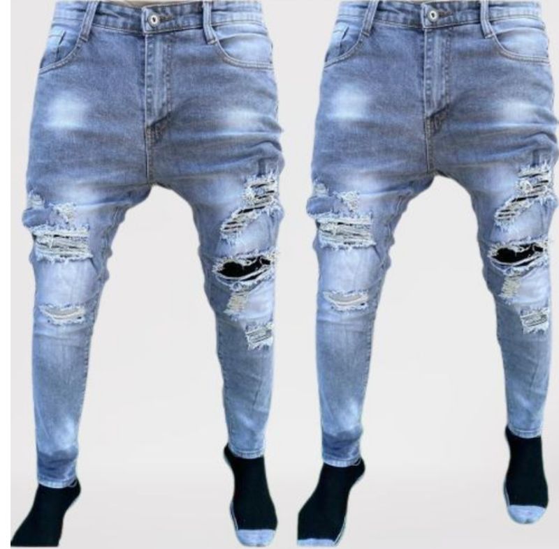 Pantalon Jeans Pété Homme - Gris