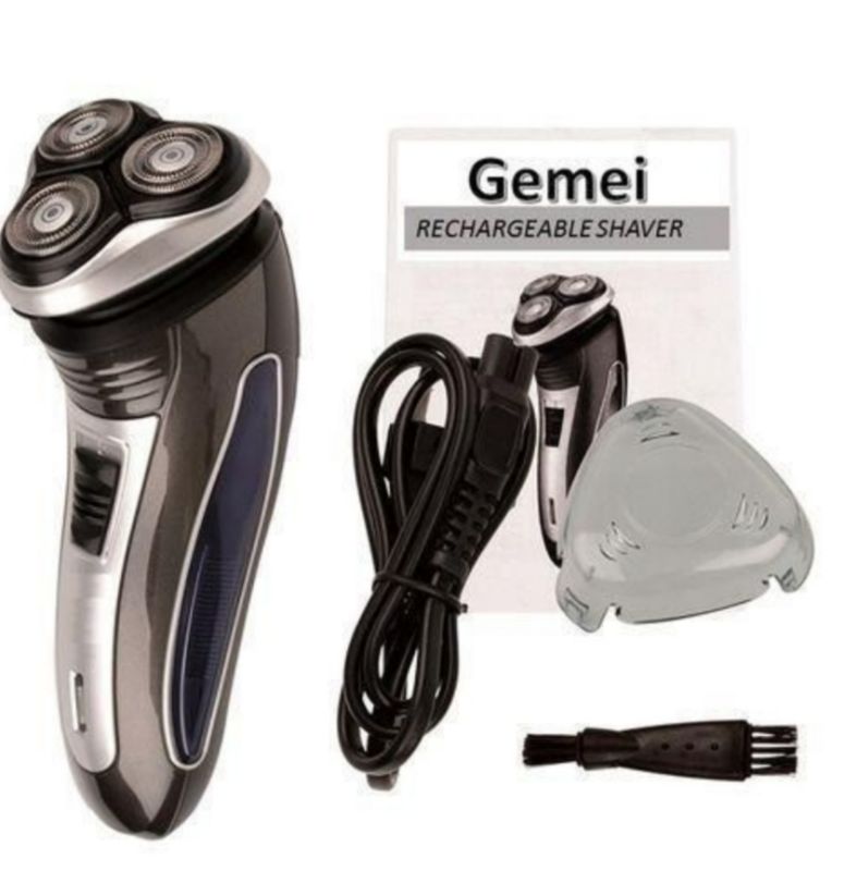 Gemei Tondeuse Electrique Rechargeable Pour Barbe - Rasoir
