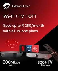 Airtel WIFI SETUP + CABLE