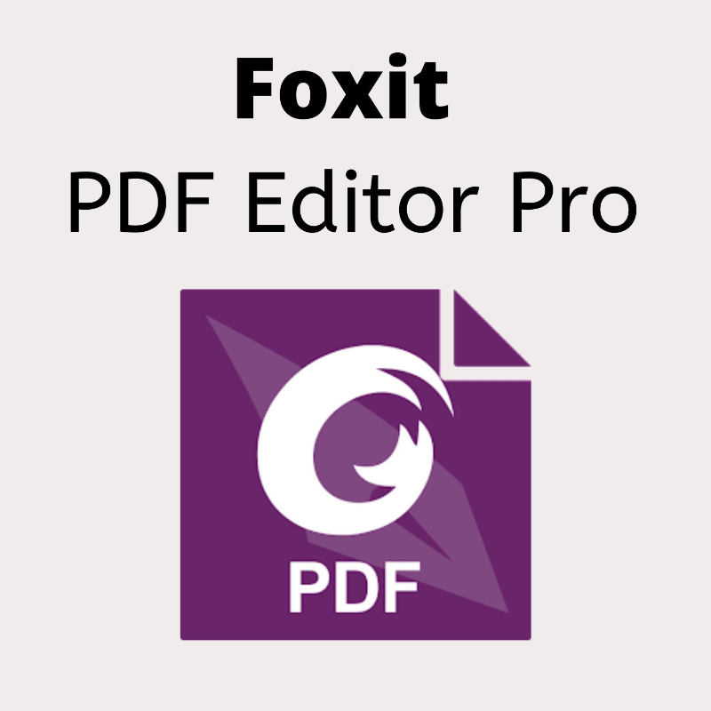 Key Foxit PDF Editor Pro 12/13