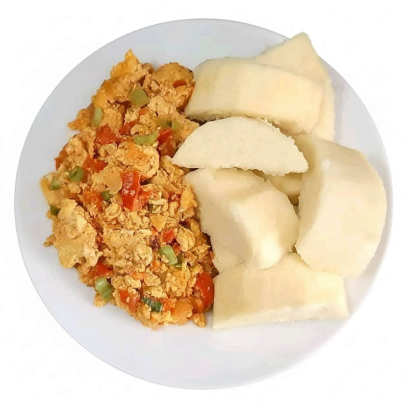 YAM AND EGG SAUCE