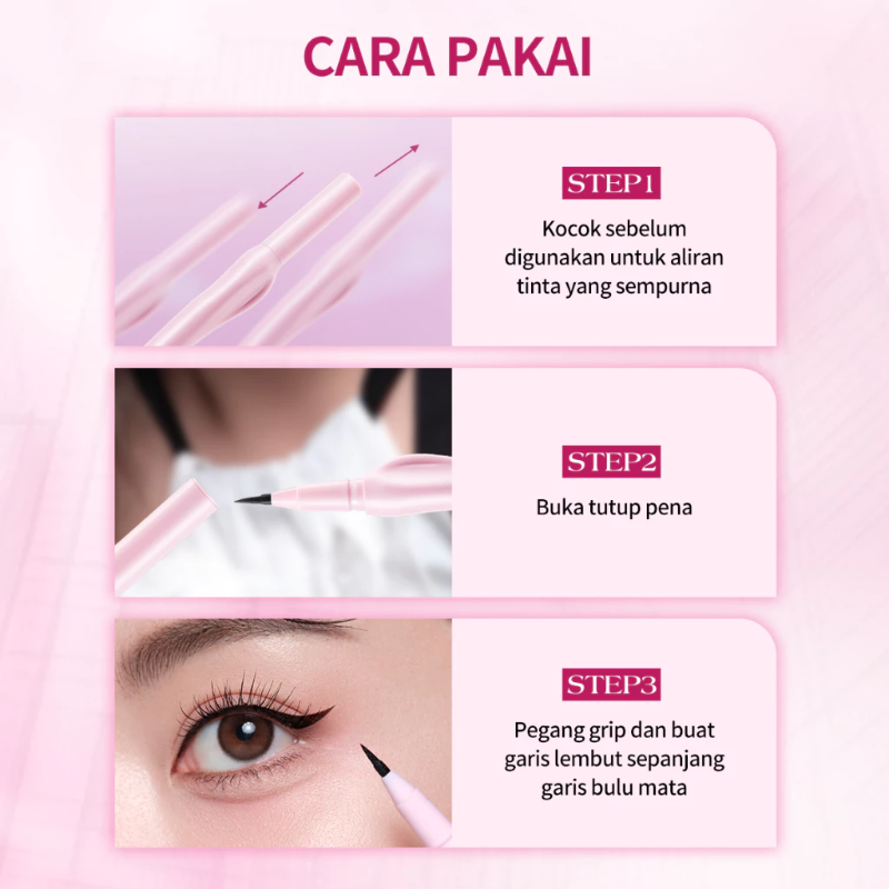 BNB barenbliss Black Eclipse Eyeliner 48H Tahan Lama Waterproof & Smudge-Proof