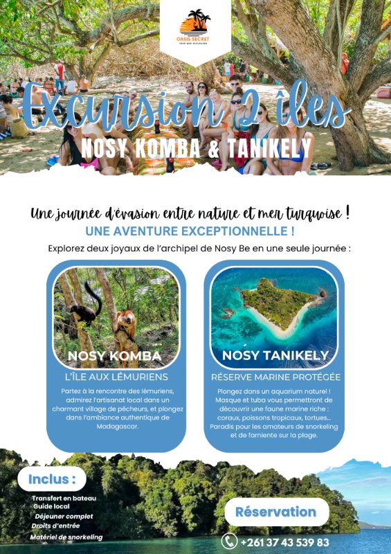2 Îles (Nosy Komba & Tanihely)