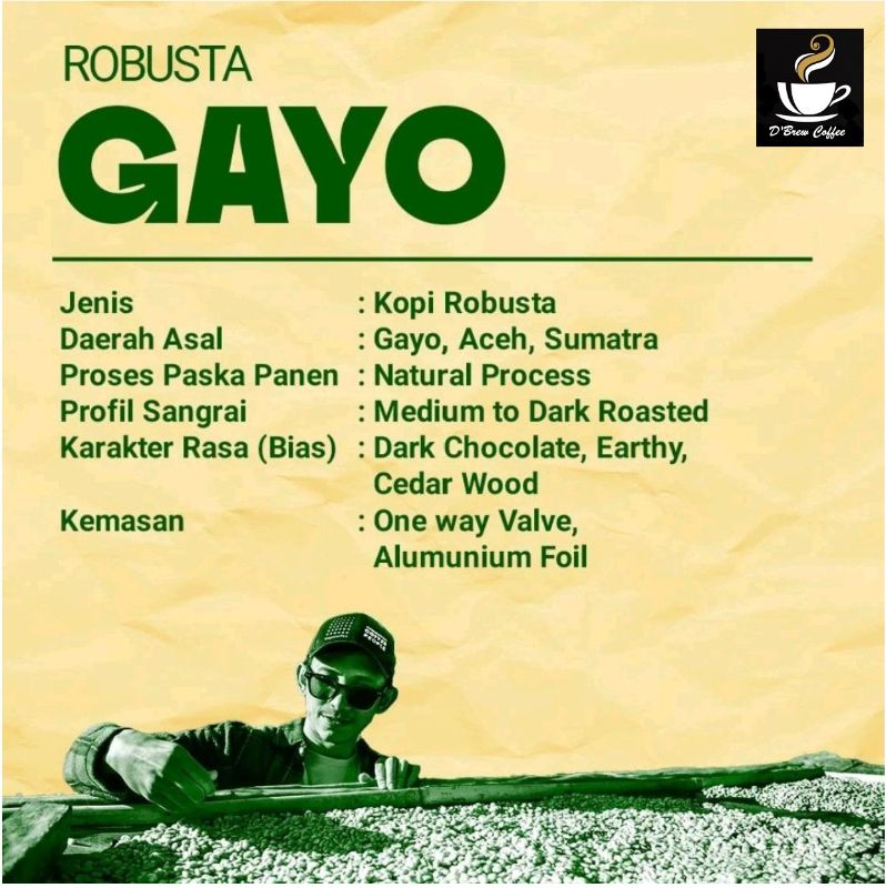 KOPI ROBUSTA ACEH GAYO | SUMATERA