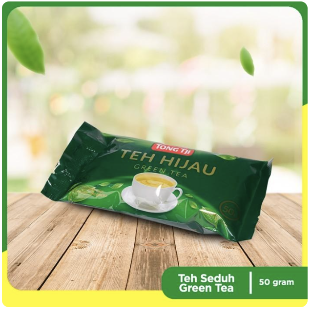 Tong Tji Green Tea 50g, Teh Seduh per Pack
