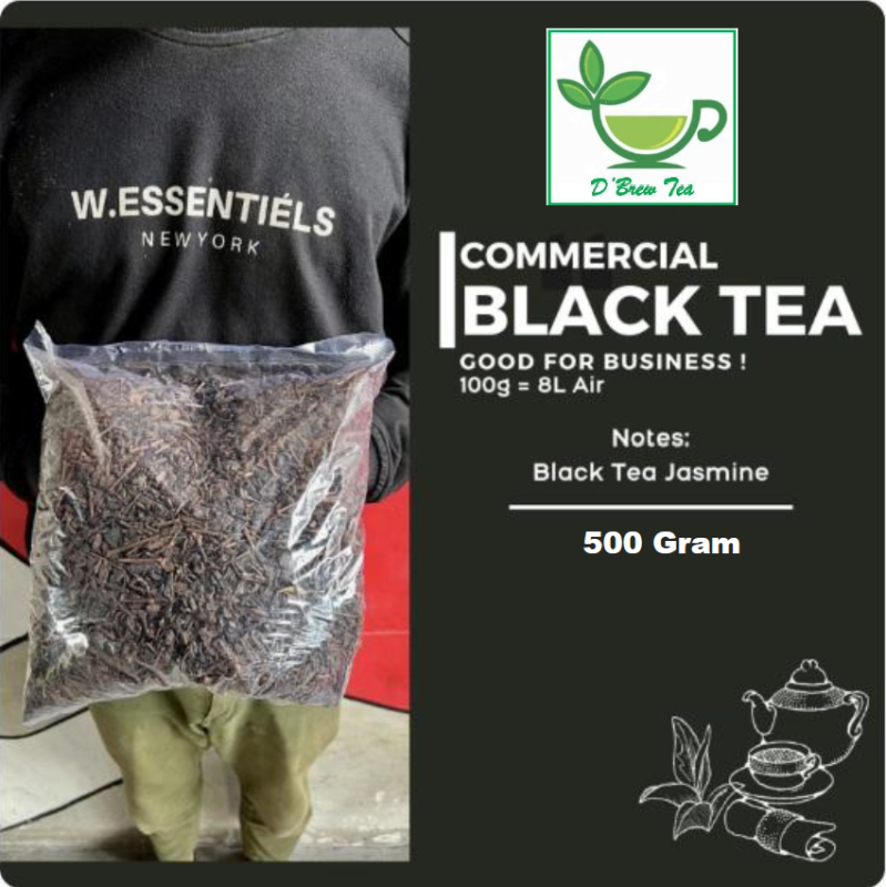 Commercial Black Tea Jasmine / Teh Assamica Black Tea