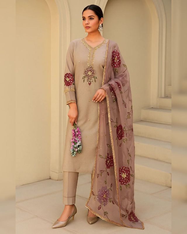 Dupata & Shirt Paint Dress