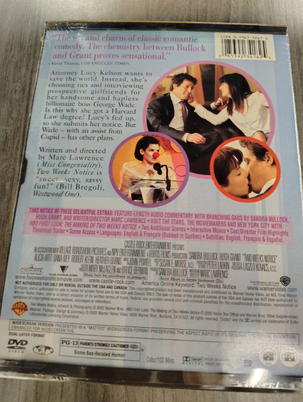 Two Weeks Notice (Snapcase, Widescreen)