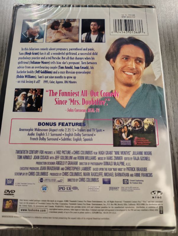 Nine Months [DVD] (1995)