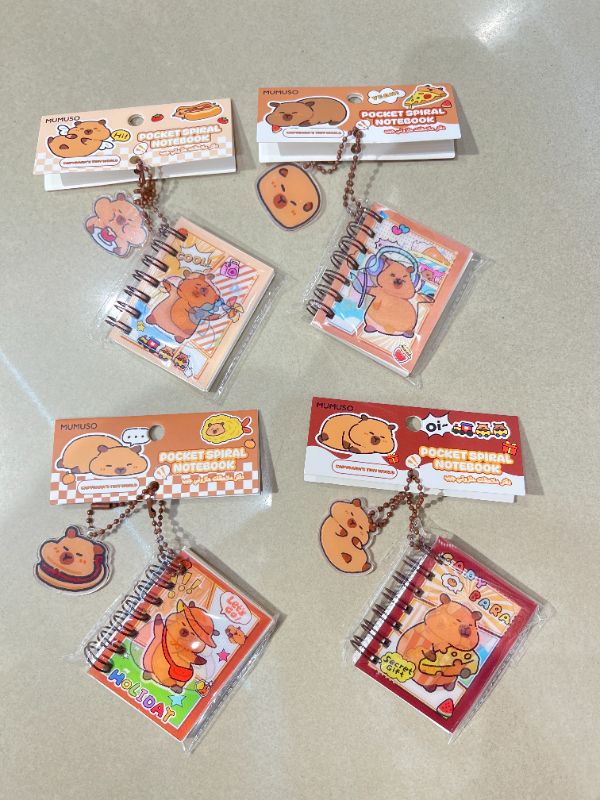 Seri Dunia Kapibara - Notebook Mini Cincin Kawat