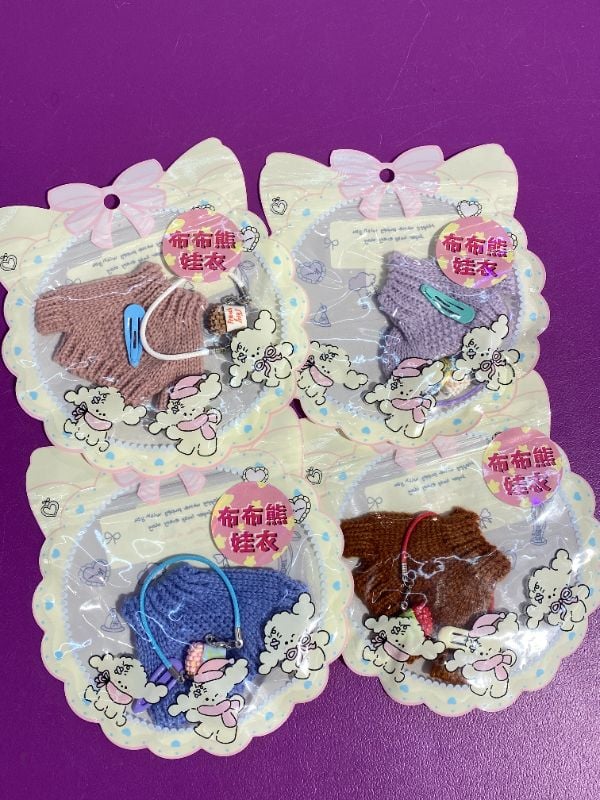 Baju Boneka Bergaya Sweater (Mix 4 Desain)