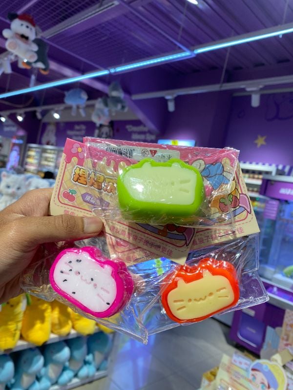Mainan Kucing Squishy Puding Buah Seri Dessert Lucu