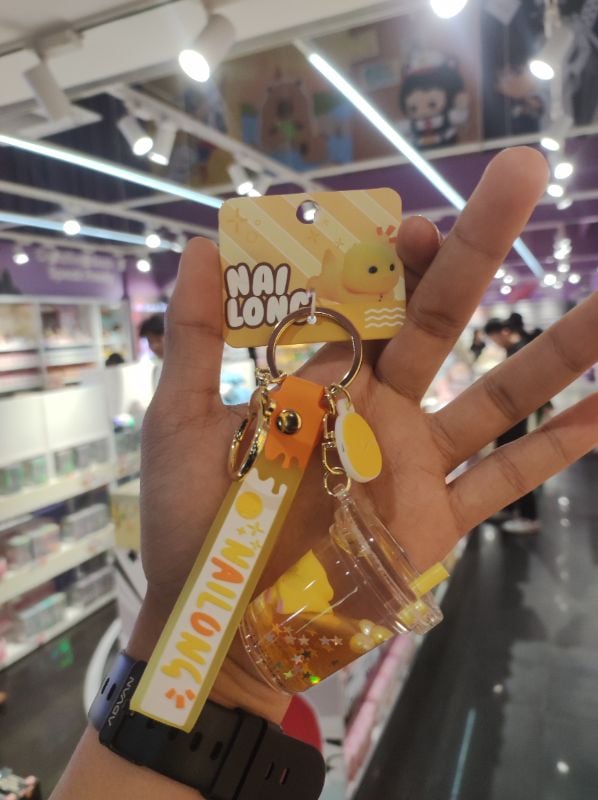 Gantungan Kunci Pasir Hisap Cair Nailong (Bak Mandi)