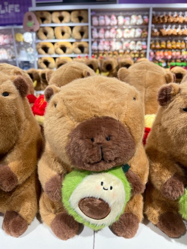 Mainan Plush (Kapibara dengan Alpukat)