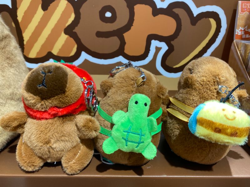 Liontin Gantungan Tas Boneka Hewan (Kapibara)