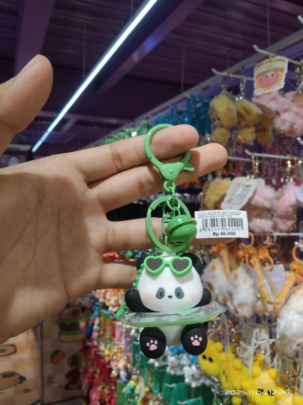 Gantungan Kunci Kartun (Hewan dengan Ban Renang）