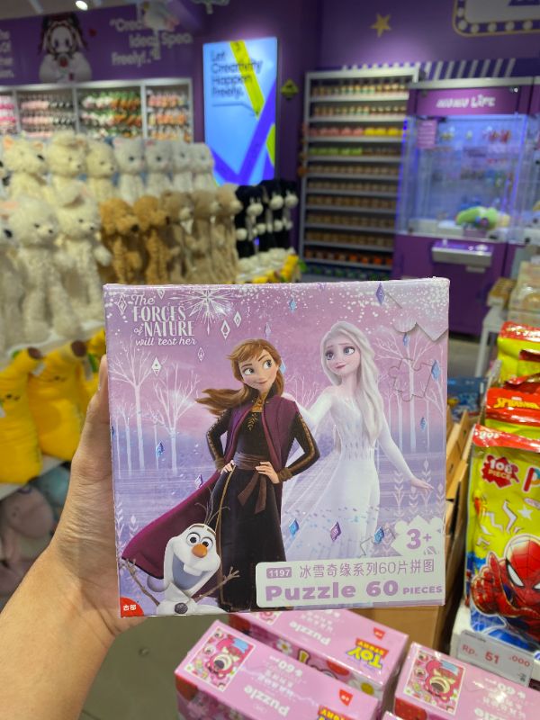 Puzzle Disney Kemasan Kotak 60 Potongan - Frozen