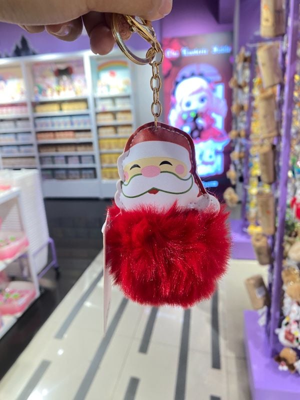 Gantungan Kunci Sinterklas & Pompom