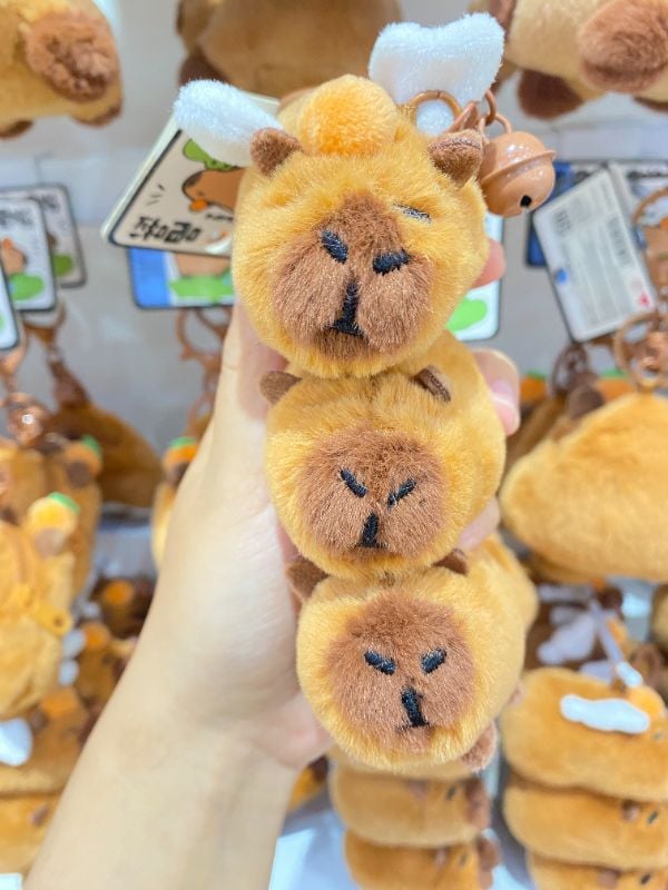 Liontin Gantungan Tas Mewah (3 Kapibara)