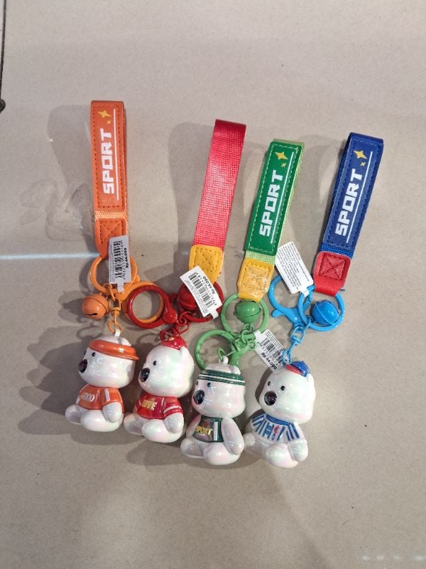 Gantungan Kunci Seri Olahraga Anak Anjing Lucu