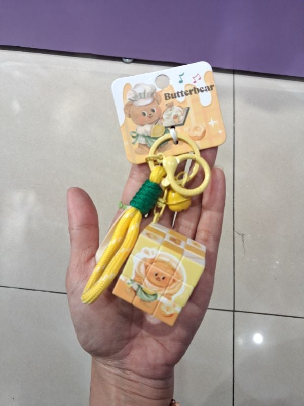 Gantungan Kunci Kubus Ajaib (Beruang Lucu)