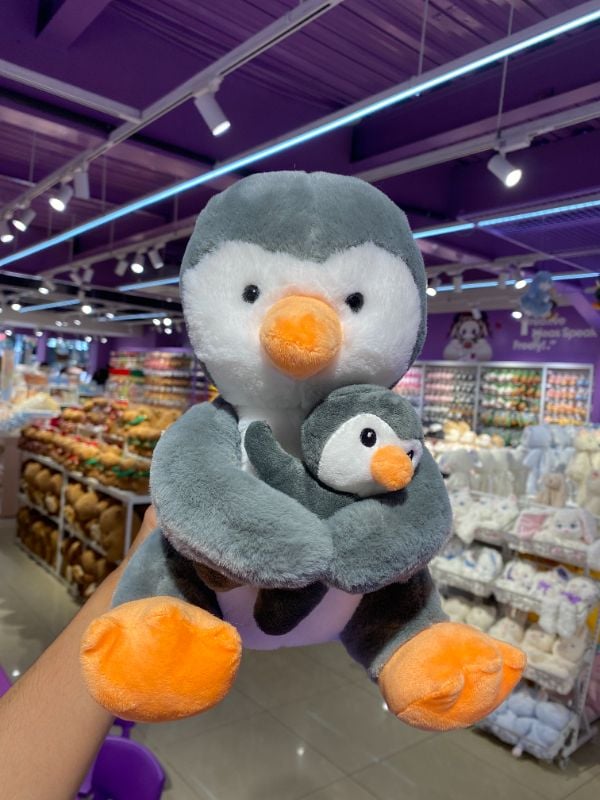 Mainan boneka Plush Seri Ibu dan Anak (Penguin/27 cm)