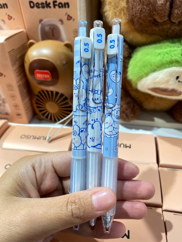 Roller ball pen model tekan Toffee Diary 818 (Kemasan rak display)