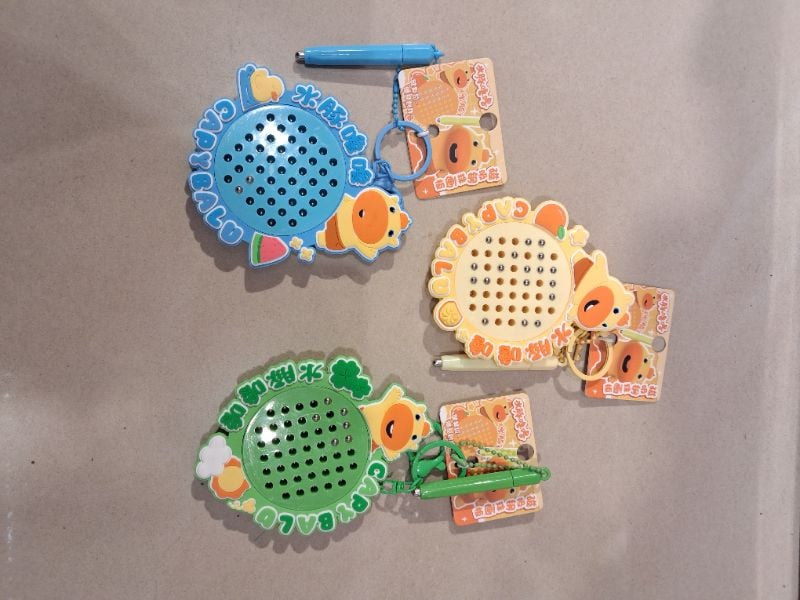 Kapibara Lulu Papan Gambar Bola Baja (Campur 4 Desain)