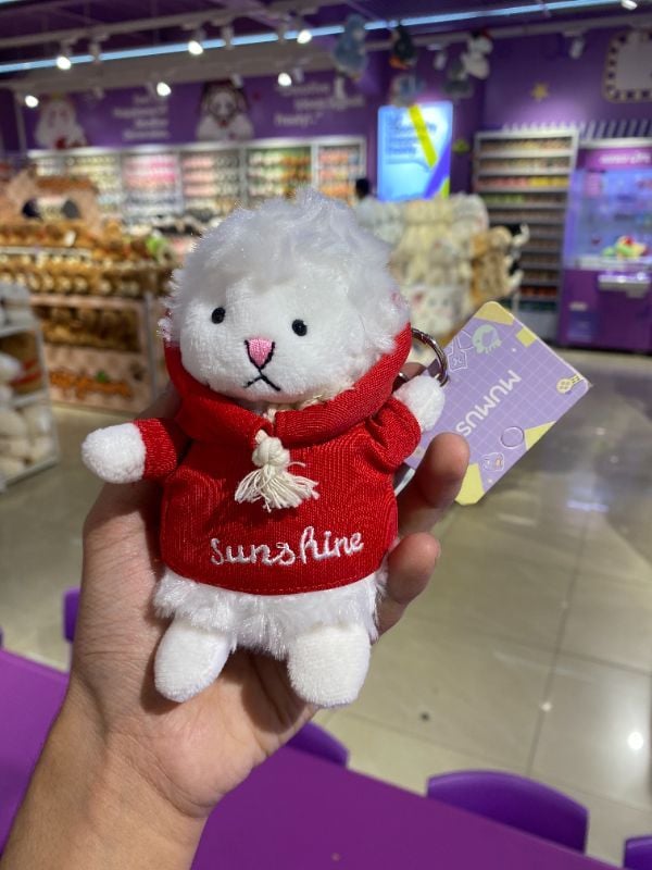 Liontin Gantungan Tas (Domba Memakai Hoodie)