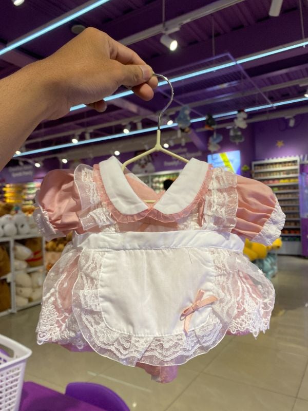 Set Gaun Tulle Pita Pink