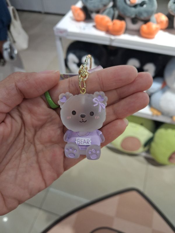 Gantungan kunci model Colored glaze Little Beer