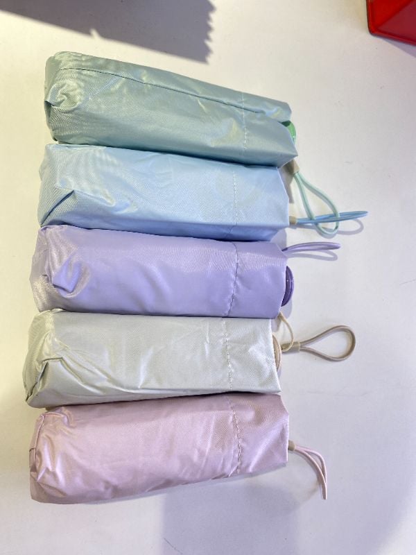 Payung tabir surya lipat 5 warna polos sederhana-5 Warna Variatif