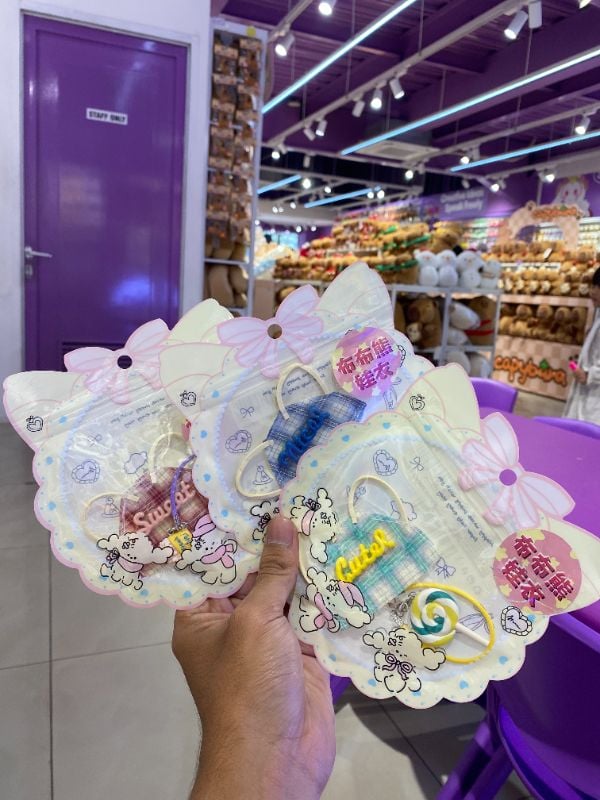 Baju Boneka Kotak-Kotak (4 Desain Campuran)