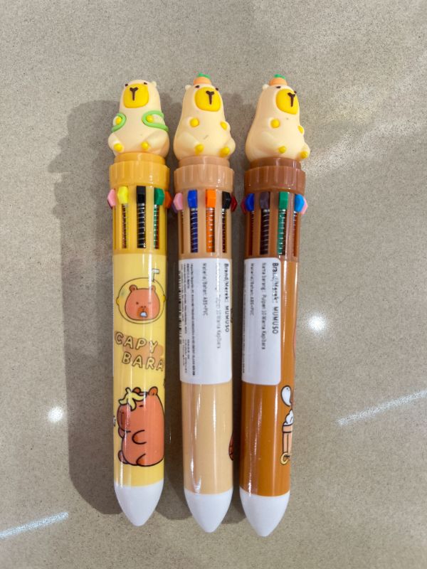 Pulpen 10 Warna Kapibara