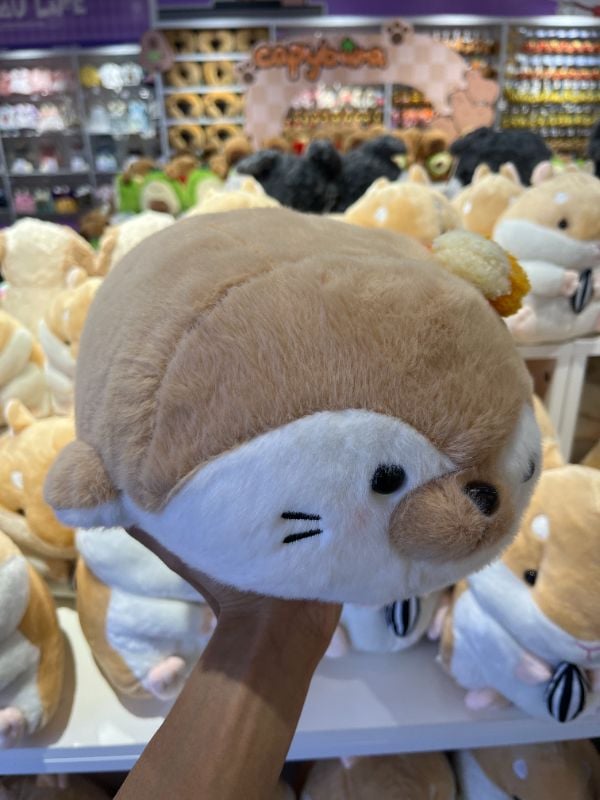 40cm Pose Tengkurap Macan Tutul - Coklat