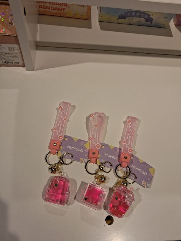 Gantungan kunci Rubah Merah resin