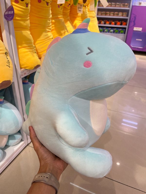 Boneka plush unicorn-biru 40CM
