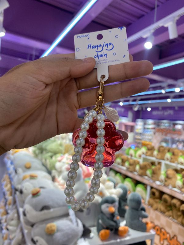 Gantungan Cakar Kucing Mutiara - 6 Warna Campuran