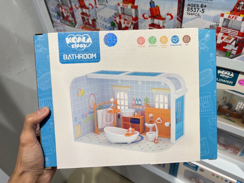 Set Bangunan DIY (Kamar Mandi Sinar Matahari)