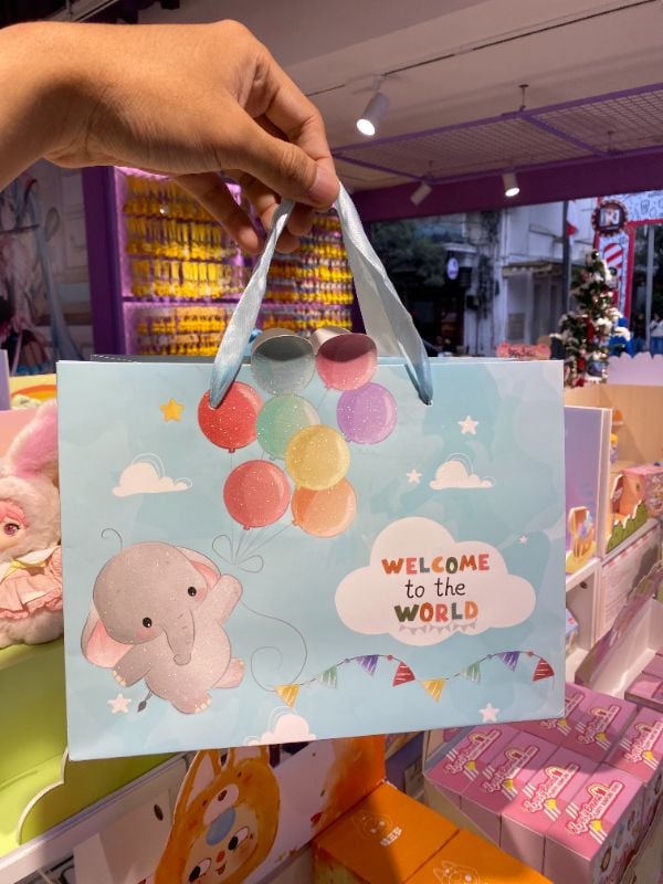 Tas kado hewan Versi horizontal Baby S (campuran dua jenis)