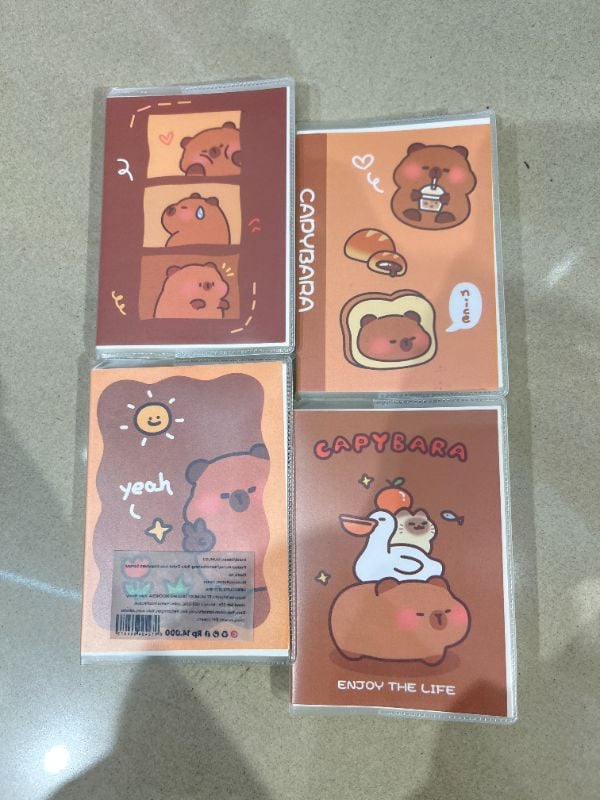 Buku Catat Lucu Capybara Sampul Plastik A6