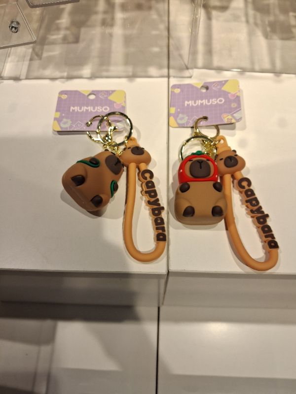 Gantungan Kunci Capybara Lucu