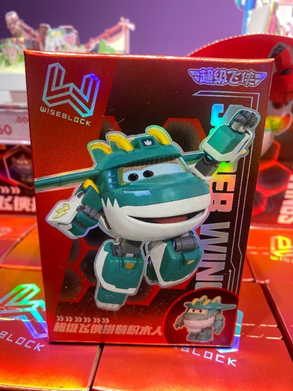 Wise Block-Mainan Balok Rakitan Super Wings (PDQ)