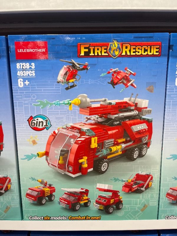 Mainan Blok Bangunan (Pemadam Kebakaran/493 Pcs)