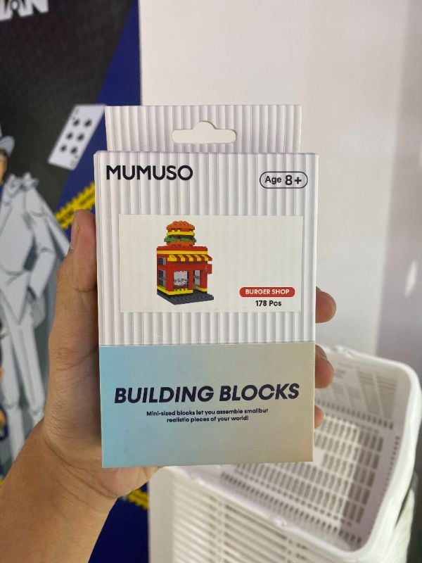 Mainan blok bangunan (Toko Burger/178 Pcs)
