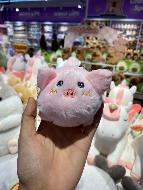 Gantungan Tas Boneka Hewan (Babi Kecil)