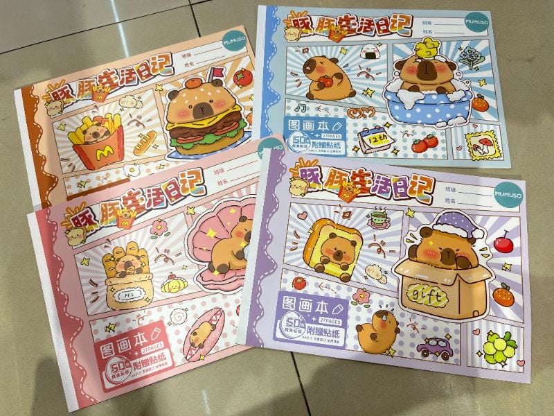 Buku Gambar A4 [Catatan Kehidupan Kapibara]