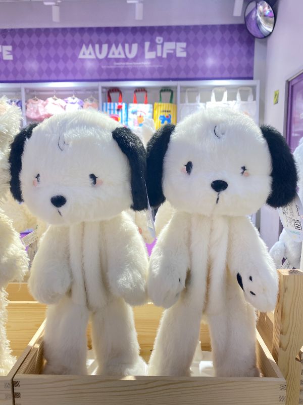 Cangkang Bulu Sintetis Hitam Putih