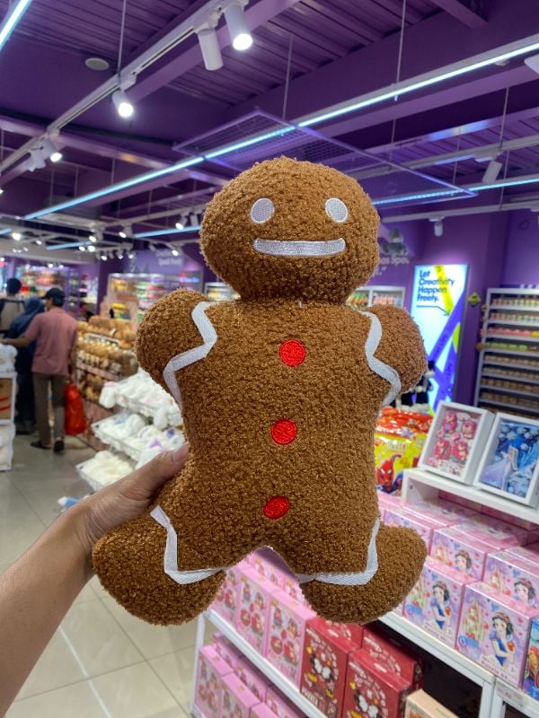 Boneka Plush Manusia Roti Jahe-35cm
